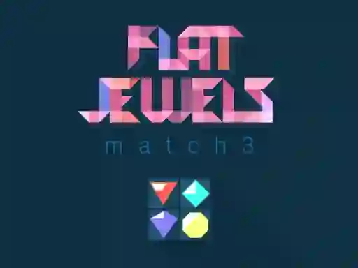 遊戲Flat jewels match 3在線