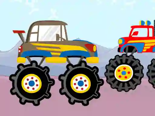 遊戲Fun Monster Trucks Jigsaw在線