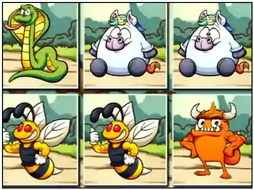 遊戲Animals Memo Match在線