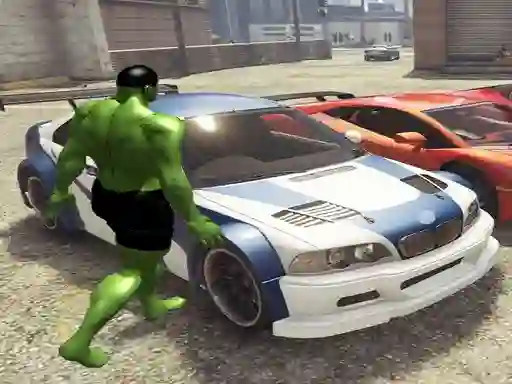 遊戲Chained Car vs Hulk在線