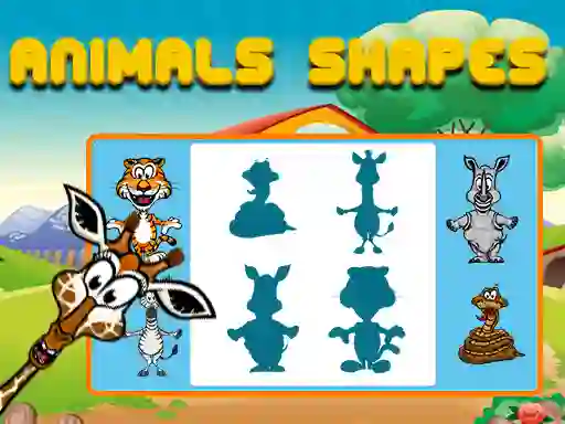 遊戲Animals Shapes在線