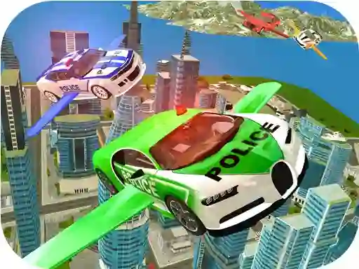 遊戲Flying Police Car Simulator在線