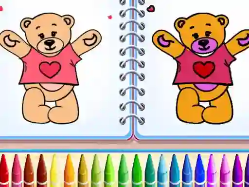 遊戲Cute Teddy Bear Colors在線