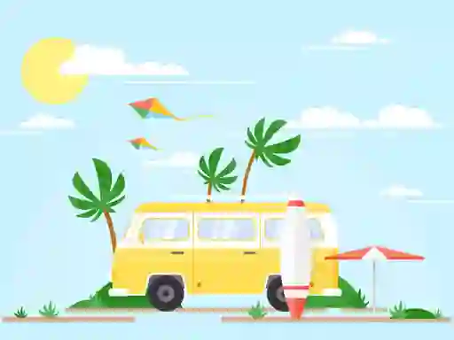 遊戲Vacation Time Jigsaw在線