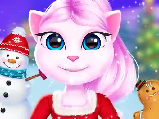 遊戲Cat Girl Christmas Decor Game在線