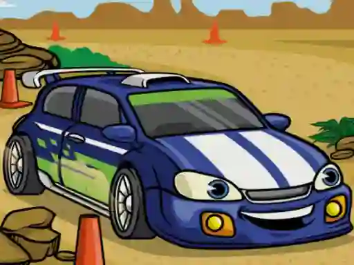 遊戲Racing Cartoons Jigsaw在線