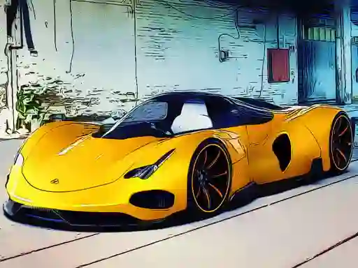 遊戲Futuristic Car Models在線