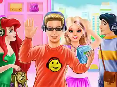 遊戲Princesses High School Trends在線