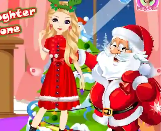 遊戲Santa's Daughter Home Alone在線