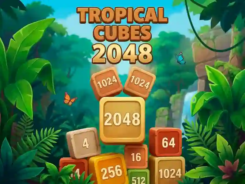 遊戲Tropical Cubes 2048在線