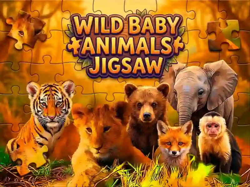 遊戲Wild Baby Animals Jigsaw在線