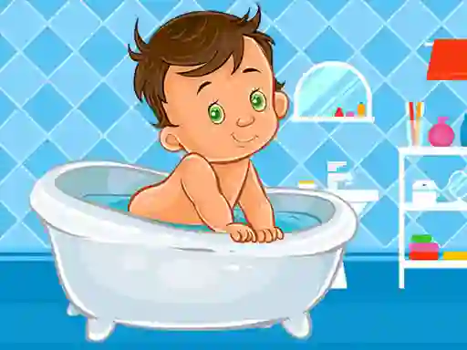 遊戲Baby Bath Jigsaw在線