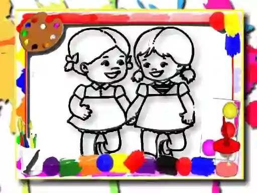 遊戲Kids Coloring Time在線