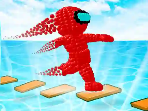 遊戲Sandman Pixel Race 3D在線