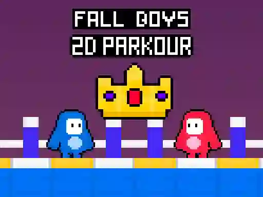 遊戲Fall Boys 2D Parkour在線