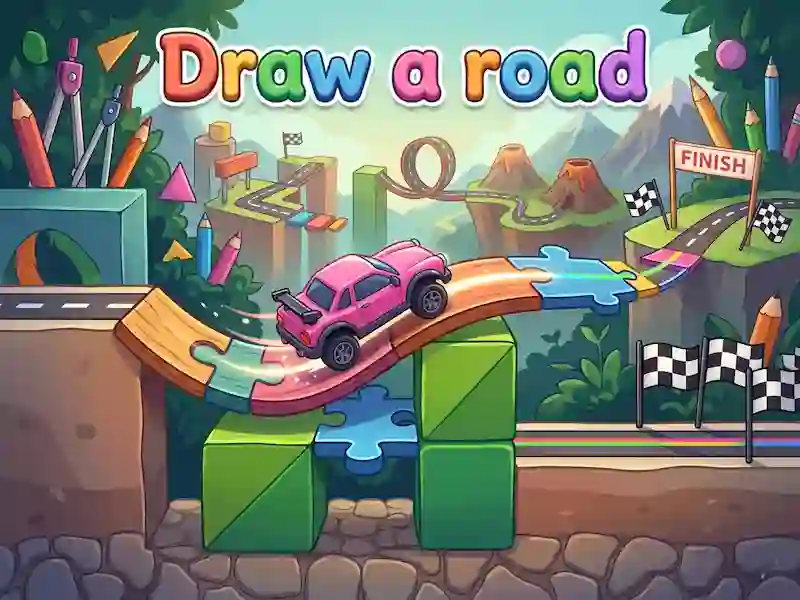 遊戲Draw a road在線