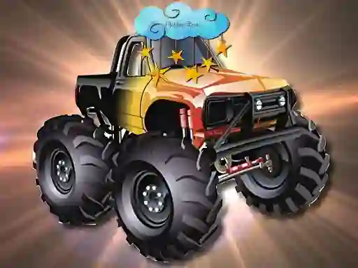 遊戲Cartoon Trucks Hidden Stars在線
