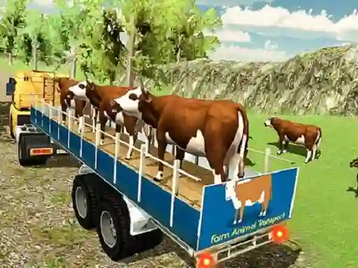 遊戲Offroad Animal Truck Transport在線