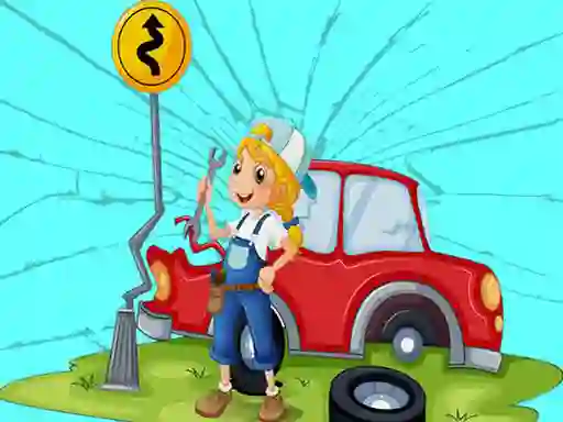 遊戲Broken Cars Jigsaw在線