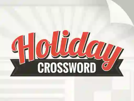 遊戲Holiday Crossword在線