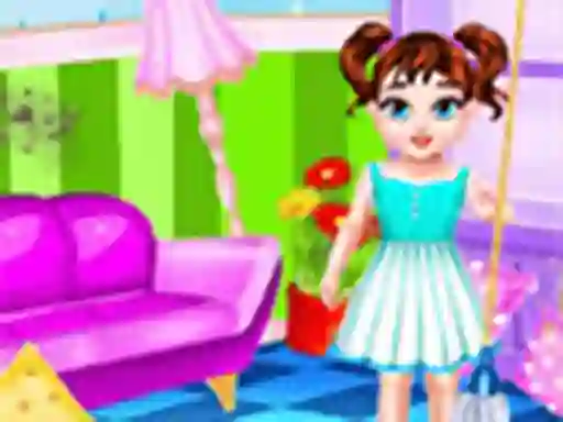 遊戲Baby Taylor Messy Home Cleaning在線
