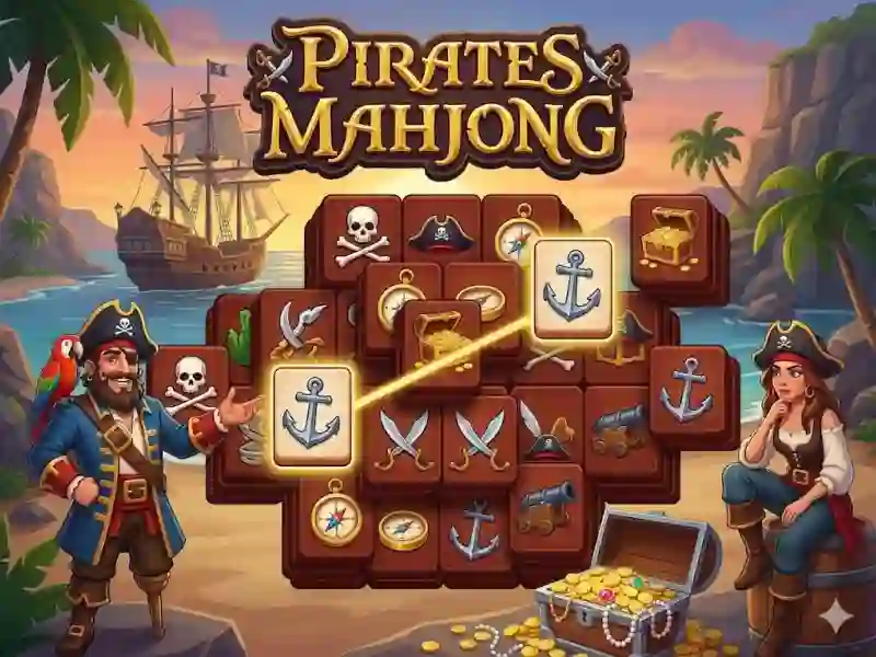 遊戲Pirates Mahjong在線