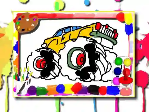 遊戲Monster Truck Coloring Book在線