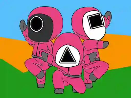 遊戲Squid Coloring Book在線