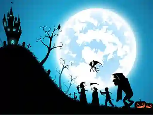 遊戲Happy Halloween Jigsaw在線