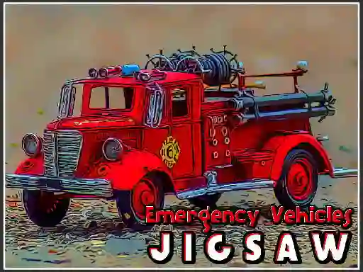 遊戲Emergency Vehicles Jigsaw在線