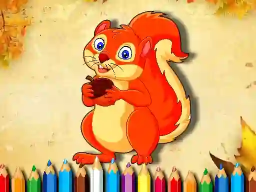 遊戲Squirrel Coloring Book在線