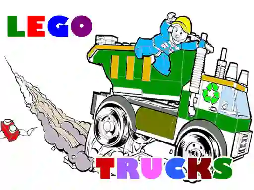 遊戲Lego Trucks Coloring在線