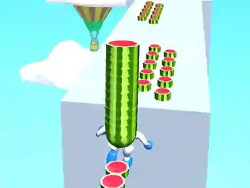 遊戲Watermelon Run 3d在線