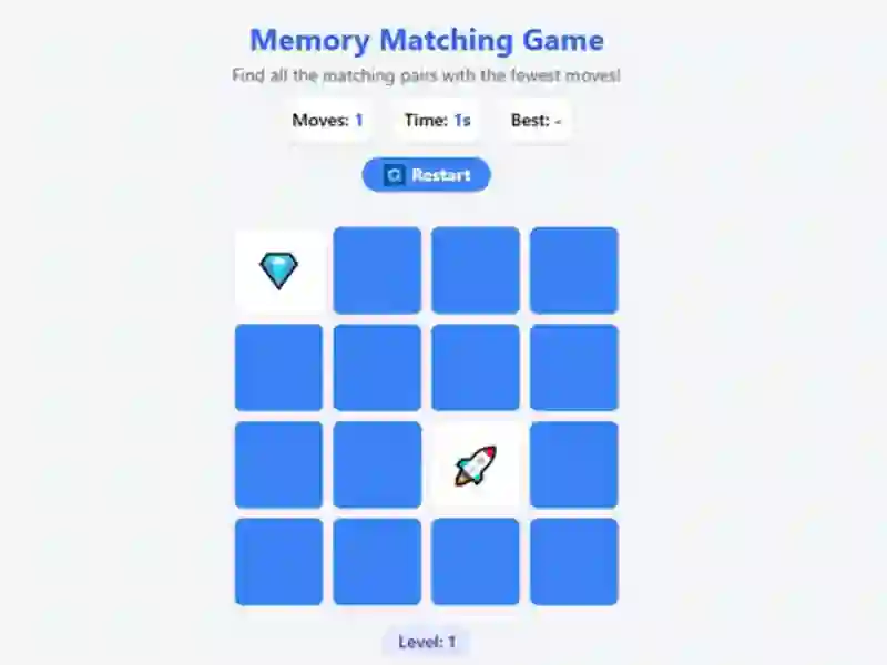 遊戲Memory Matching Game在線