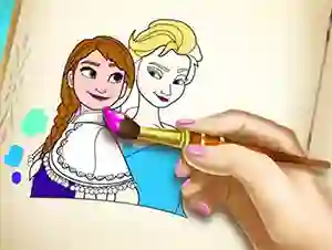 遊戲Ice Kingdom Coloring Book在線
