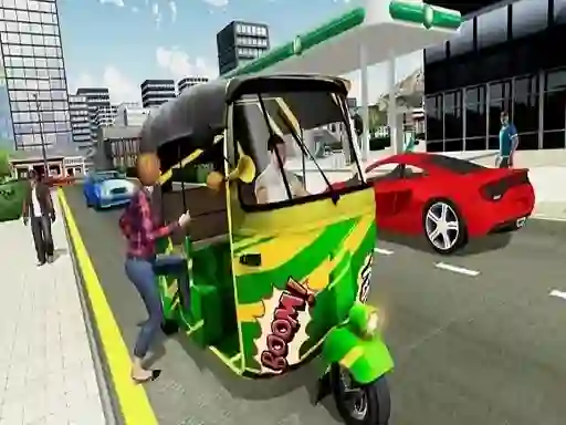 遊戲Indian Tricycle Rickshaw Simulator在線