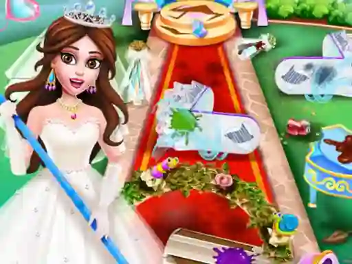 遊戲Princess Wedding Cleaning在線