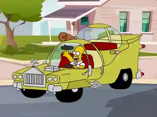 遊戲The Simpsons Car Jigsaw在線