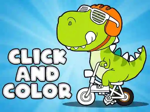 遊戲Click And Color Dinosaurs在線