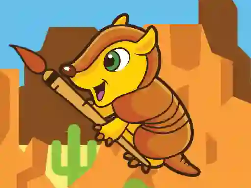 遊戲Happy Armadillo Coloring在線