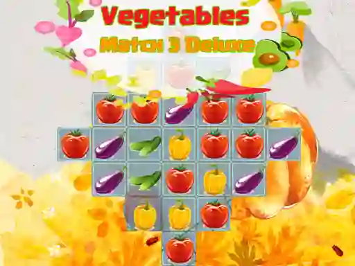 遊戲Vegetables Match 3 Deluxe在線