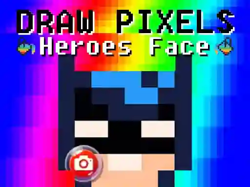 遊戲Draw Pixels Heroes Face在線