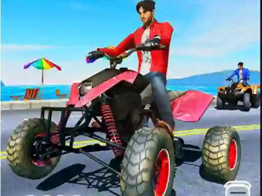 遊戲Quad Bike Traffic Racing Mania在線