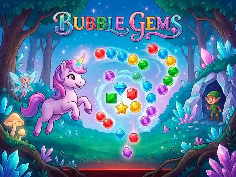 遊戲Bubble Gems在線
