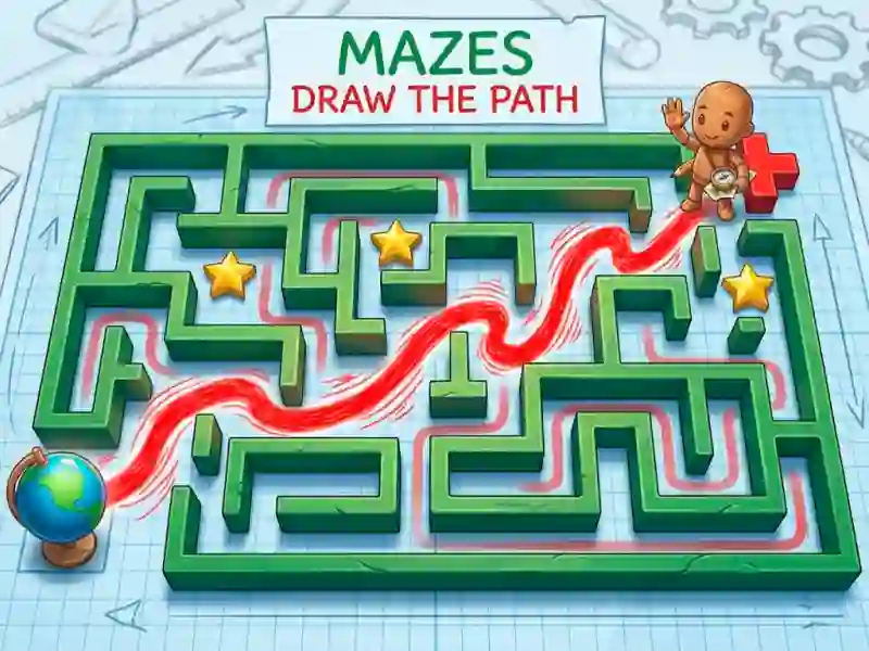 遊戲Mazes Draw The Path在線