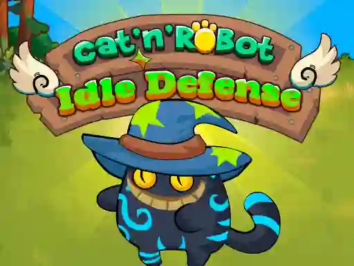 遊戲Cat'n' Robot Idle Defense在線