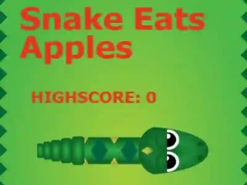 遊戲Snake Eats Apples在線