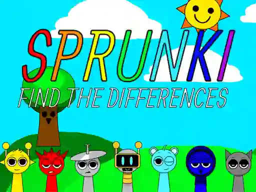 遊戲Sprunki Find The Differences在線