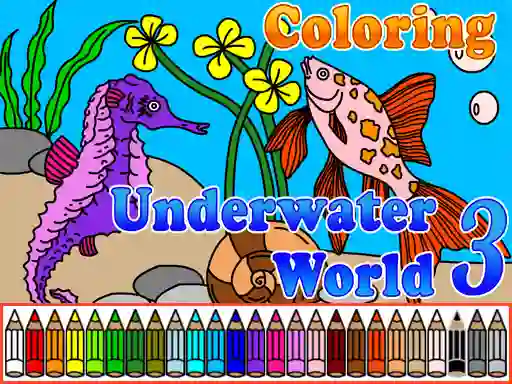 遊戲Сoloring Underwater World 3在線