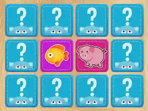 遊戲Find A Pair Animals在線
